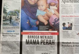 BANGGA MENJADI MAMA PERAH, Metropolis Jawa Pos hari ini, Minggu, 31 Januari 2016
